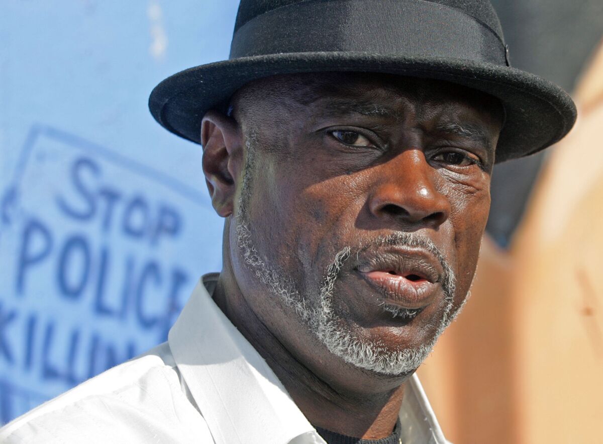 Cephus Johnson, uncle of Oscar Grant III, in June 2011.