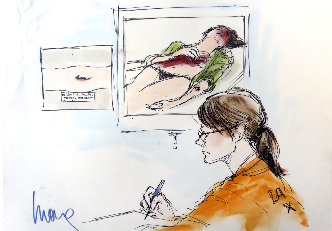 Courtroom sketch artist