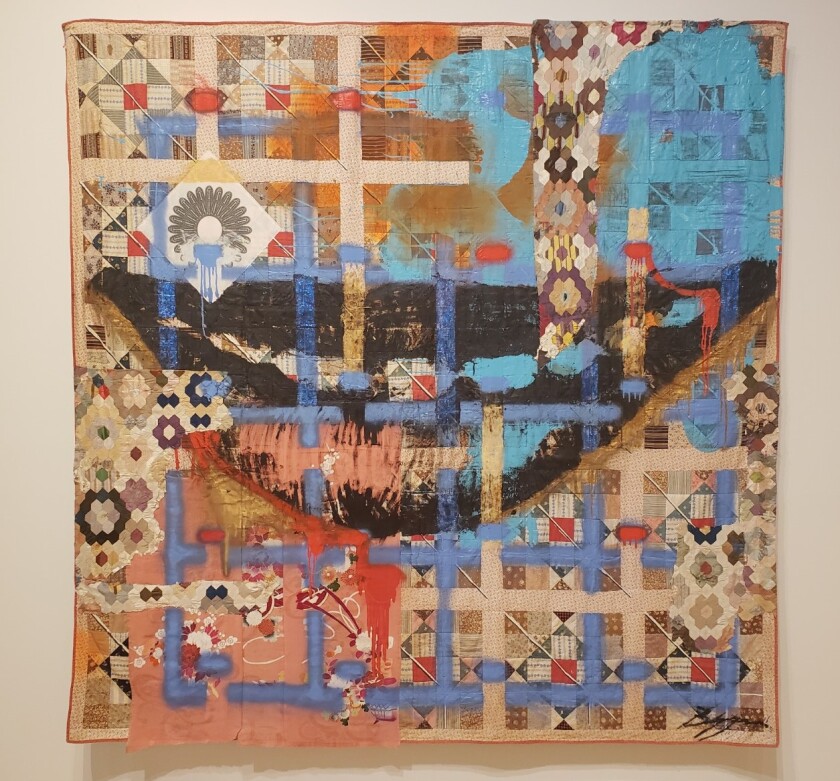 Sanford Biggers' "Hat & Beard."