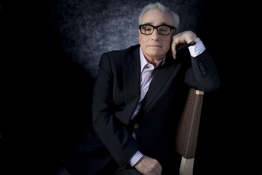 LOS ANGELES, CA -- FRIDAY, DECEMBER 20, 2013: Filmmaker Martin Scorsese is photographed at the Hotel Bel-Air in Los Angeles, CA on Friday, December 20, 2013. ( Liz O. Baylen / Los Angeles Times )