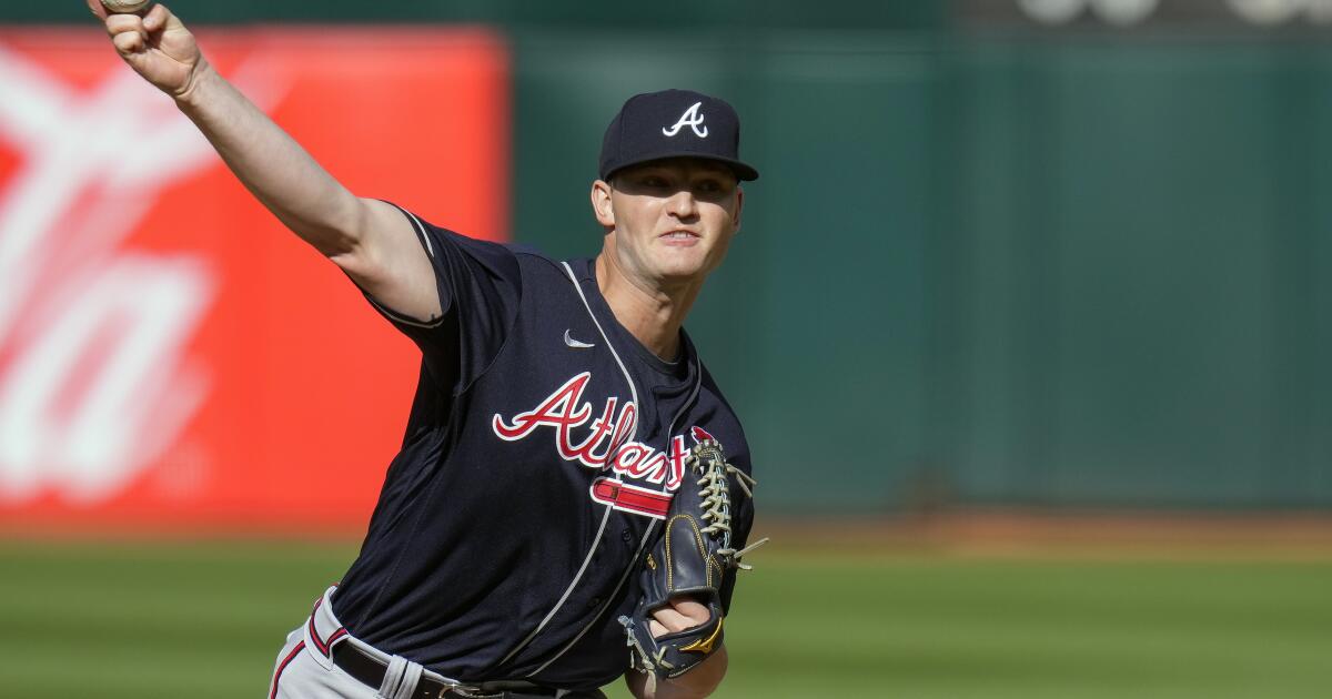 Braves pitcher Michael Soroka goes 6 innings, loses to A's in long