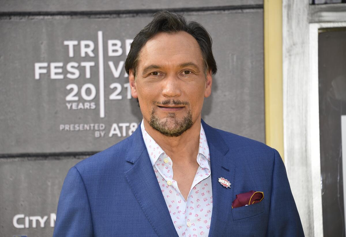 Actor Jimmy Smits attends the 2021 Tribeca Film Festival opening night premiere of "In the Heights" at the United Palace theater on Wednesday, June 9, 2021, in New York. (Photo by Evan Agostini/Invision/AP)