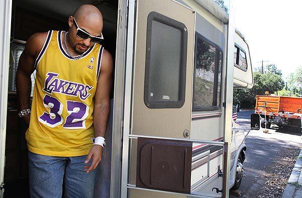 Remy Martin Foster moved from a condo to an RV after he lost his job.