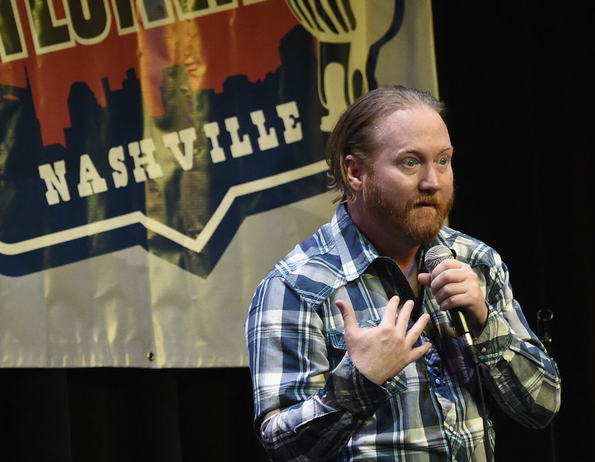 NASHVILLE, TN - MAY 16: Comedian Jon Reep performs during the 2016 Wild West Comedy Festival - Brad Paisley Hosts A Night Of Stand Up Comedy at Zanies on May 16, 2016 in Nashville, Tennessee. (Photo by Rick Diamond/Getty Images)