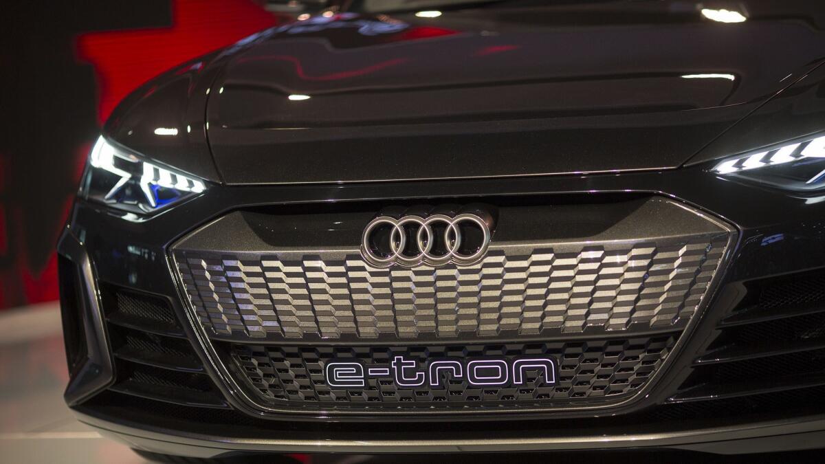 The Audi E-tron GT concept was unveiled during the AutoMobility portion of the L.A. Auto Show.