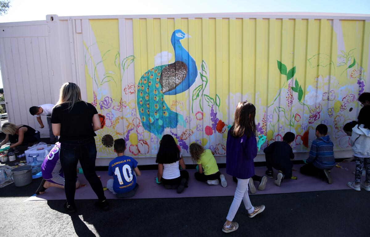 Balboa Elementary mural 