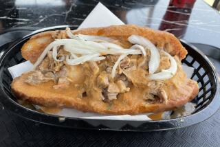 Torta ahogada from Carnitas el Momo.