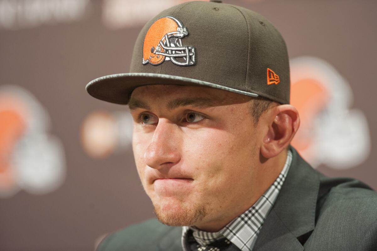Johnny Manziel has been keeping a high profile since being drafted by the Cleveland Browns in May.