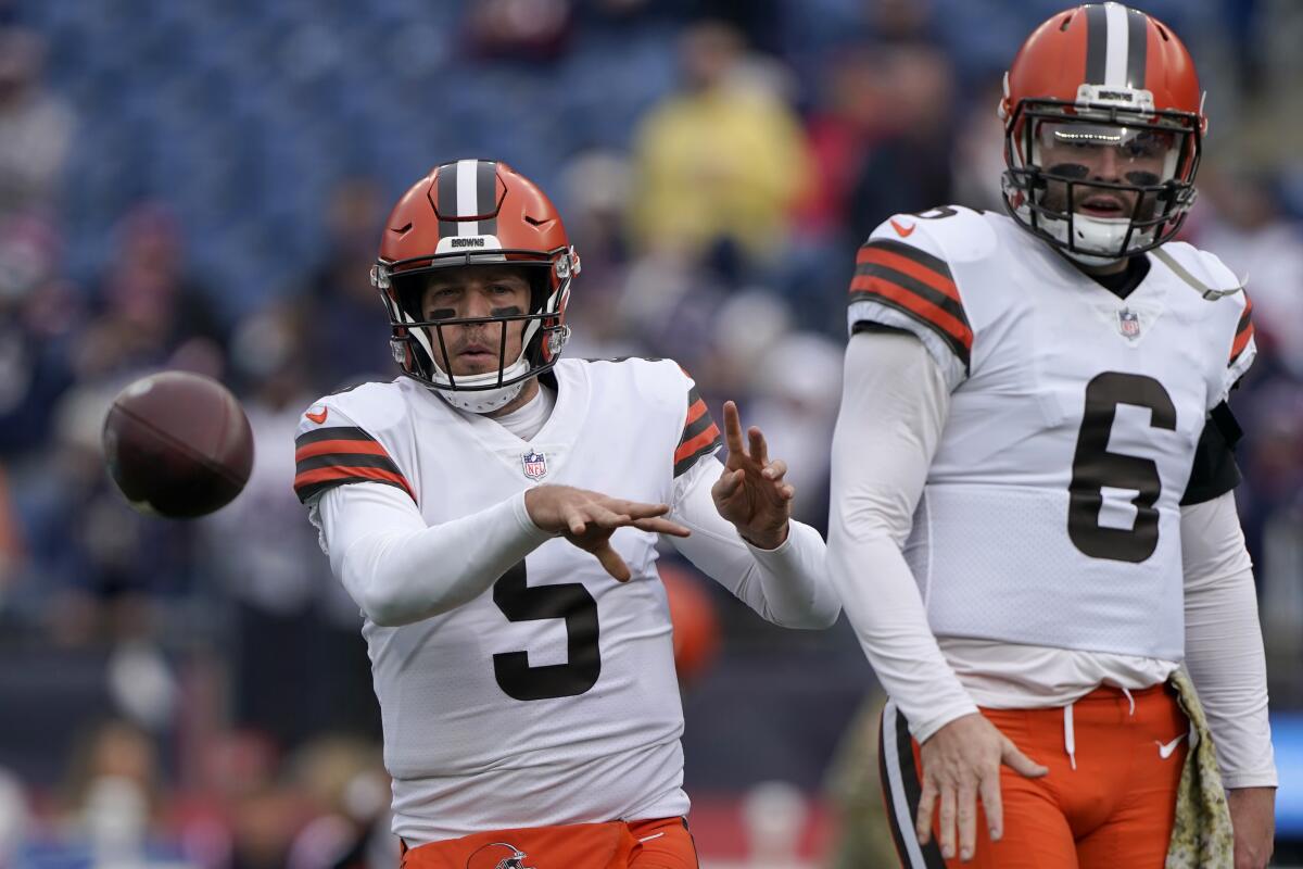 Browns' No. 2 QB Keenum admires Mayfield's 'gutsiest' season - The