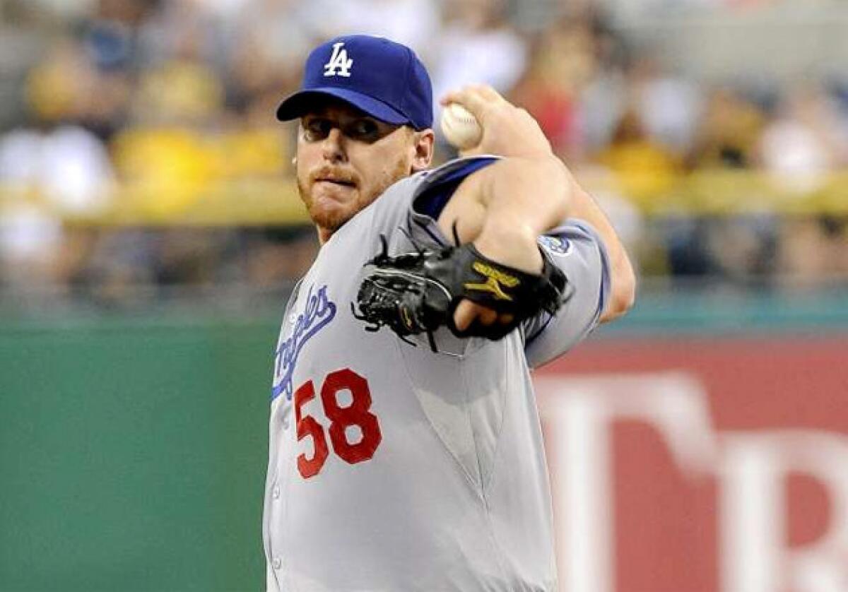 Chad Billingsley went 10-9 with an earned-run average of 3.55 in 2012.