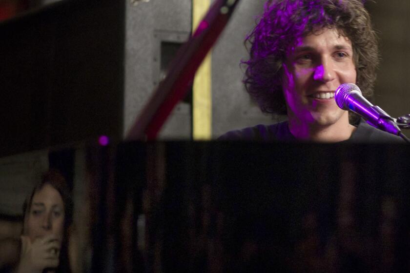 Tobias Jesso Jr. performs Friday night at the South by Southwest music festival in Austin, Texas.