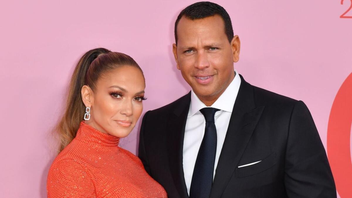 Jennifer Lopez and Alex Rodriguez arrive for the 2019 CFDA fashion awards June 3 at the Brooklyn Museum.