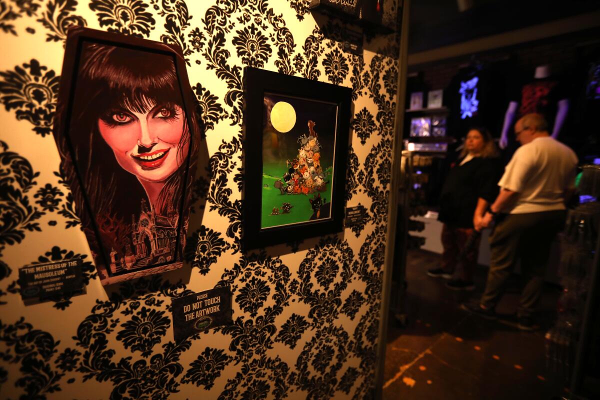 framed portraits of Elvira