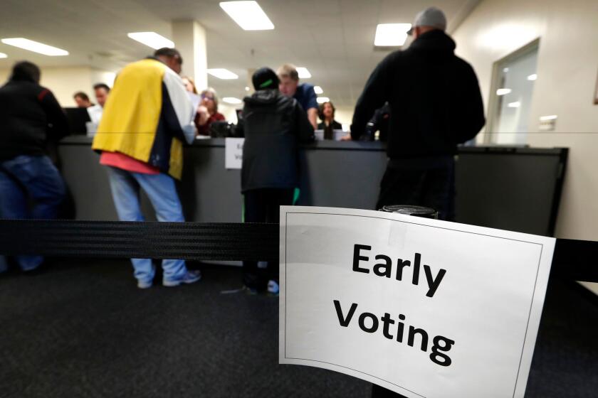 Early voting has begun in Iowa, a state that voted twice for President Obama but looks likely to flip to Donald Trump.
