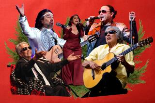 collage depicting José Feliciano, Marco Antonio Solís (of Los Bukis), Carla Morrison, Elvis Crespo and Jenni Rivera