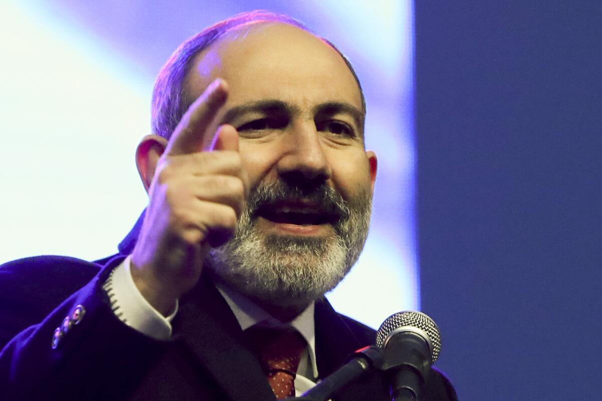 Armenian Prime Minister Nikol Pashinyan