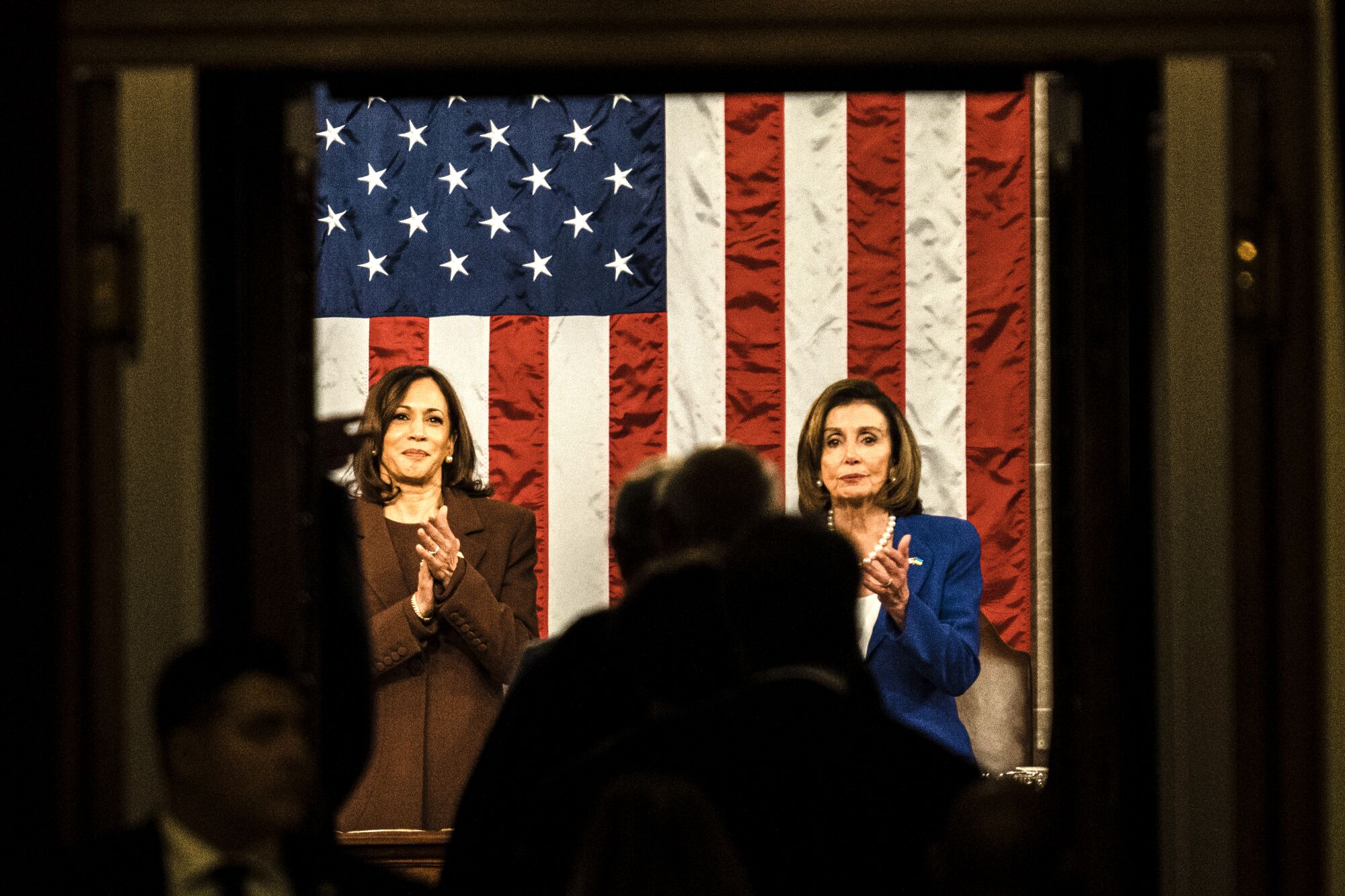 Vice President Kamala Harris and House Speaker Nancy Pelosi.