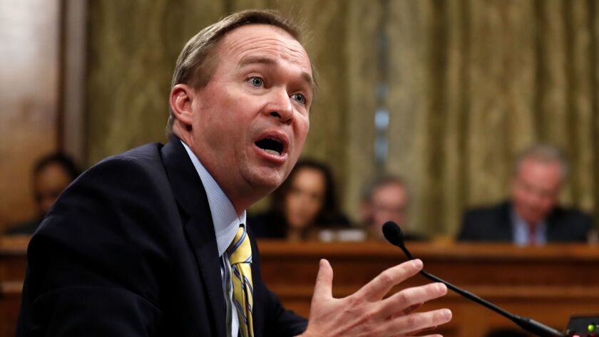 Budget Director-designate Rep. Mick Mulvaney (R-S.C.) at his confirmation hearing Jan 24. CNN described his plans to cut Social Security and Medicare benefits as "revamping" the programs.