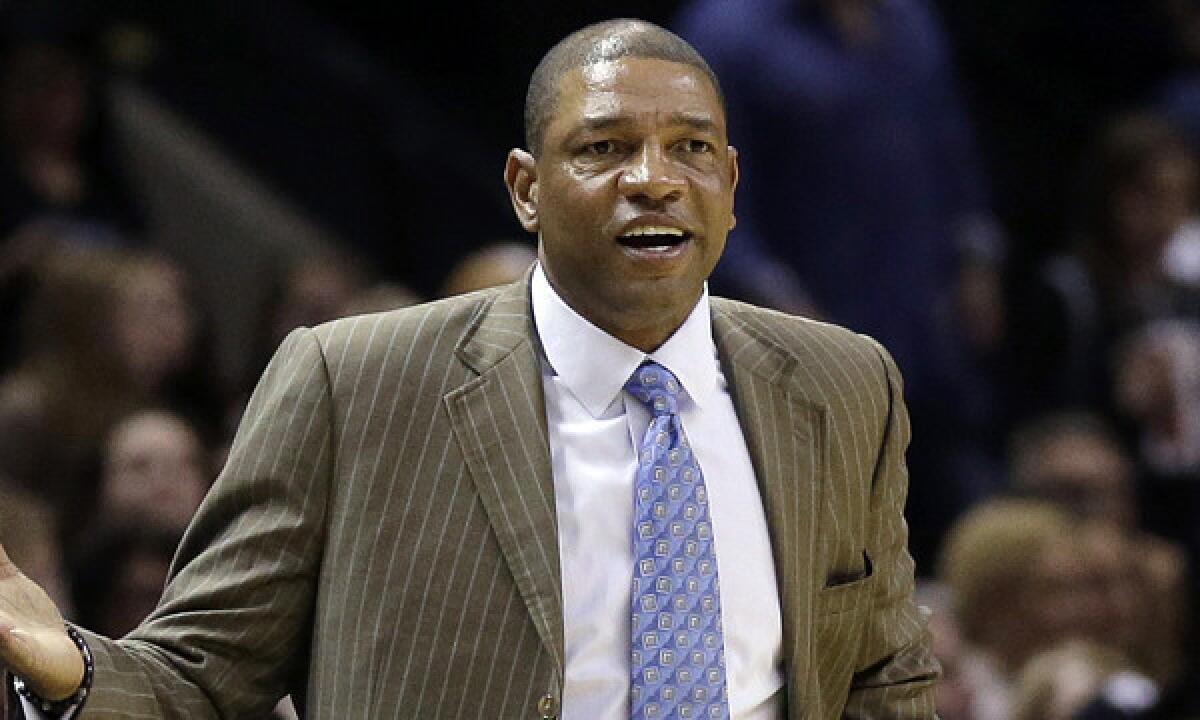 Clippers Coach Doc Rivers will look to beat his former team, the Boston Celtics, on Wednesday night.