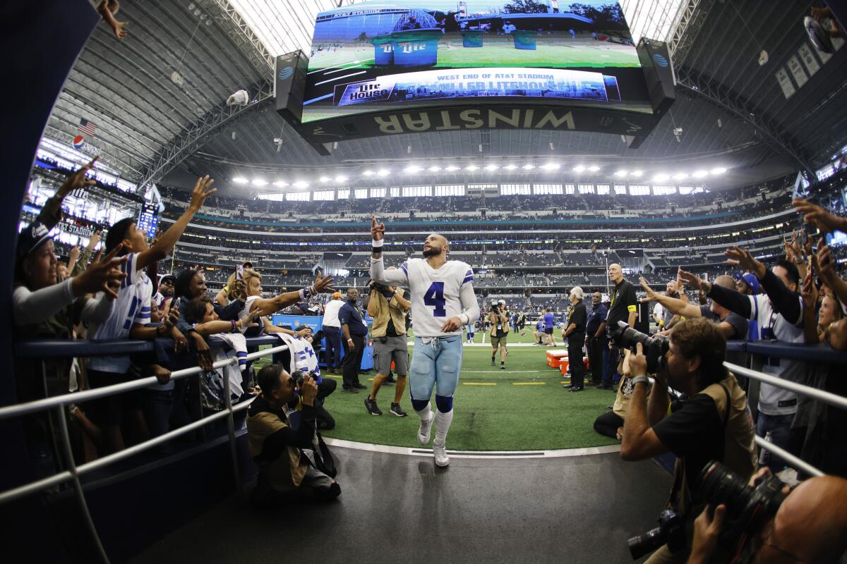 AT&T Stadium, home of the Dallas Cowboys National Football League team in  Arlington, Texas