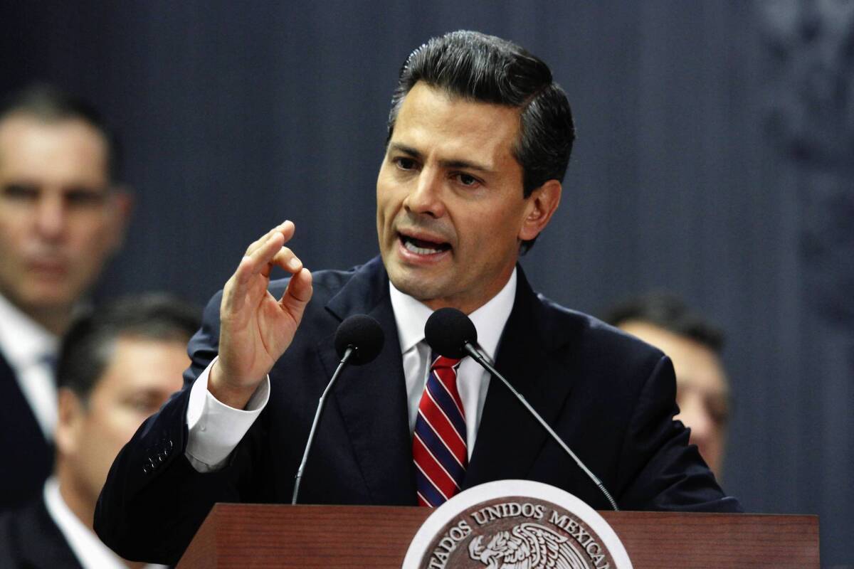 Mexican President Enrique Pena Nieto unveils his fiscal reform plan on Sunday. He left out, apparently at the eleventh hour, a value-added sales tax on food and medicine.