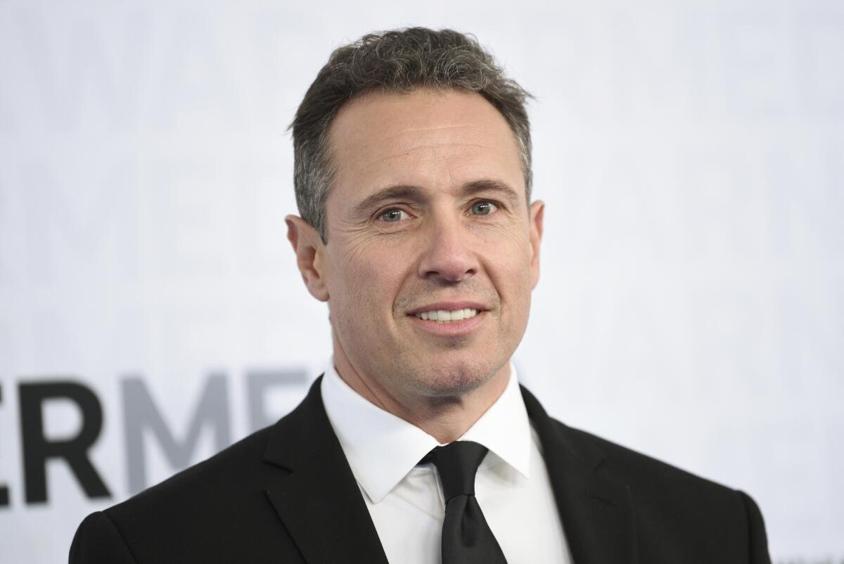  CNN news anchor Chris Cuomo at the WarnerMedia Upfront in New York on May 15, 2019. 