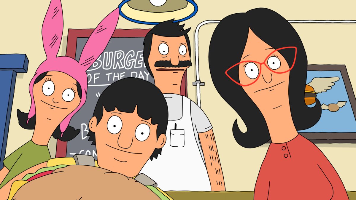 Characters of the animated series “Bob’s Burgers.”
