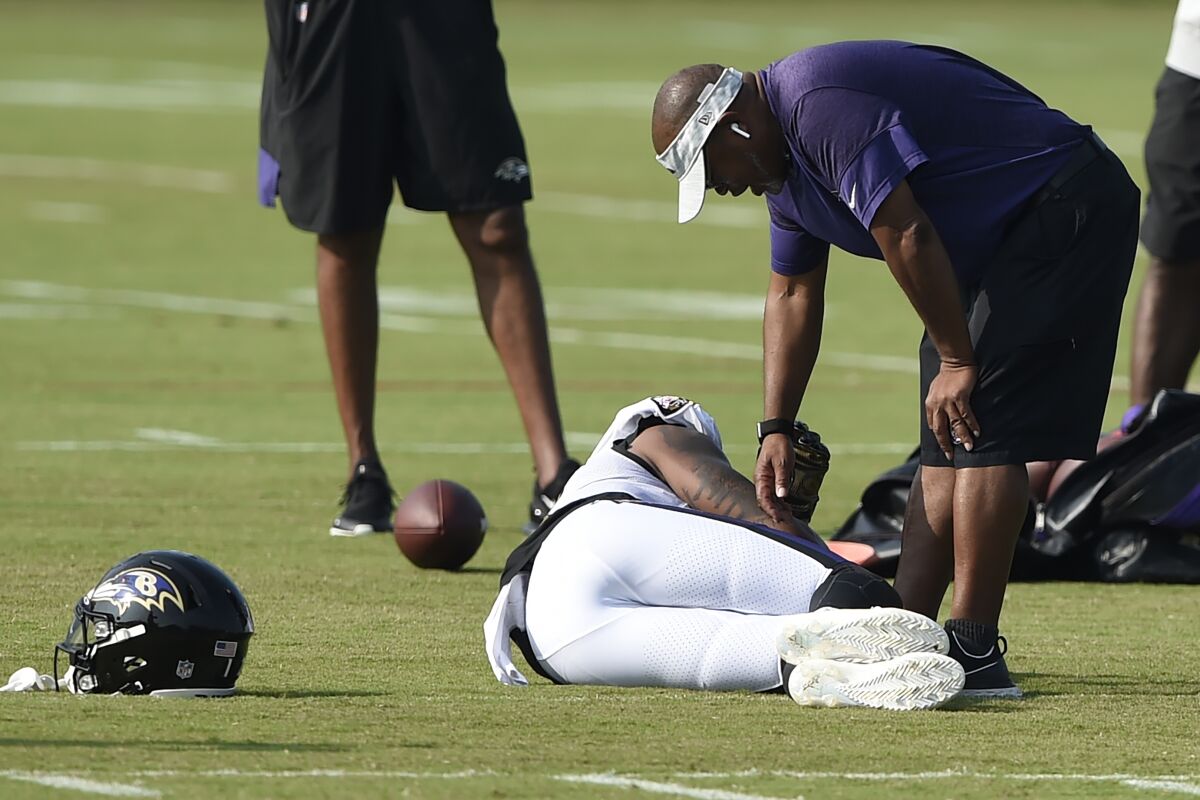 Harbaugh says Ravens' Bateman to miss 'a number of weeks' - The San Diego  Union-Tribune