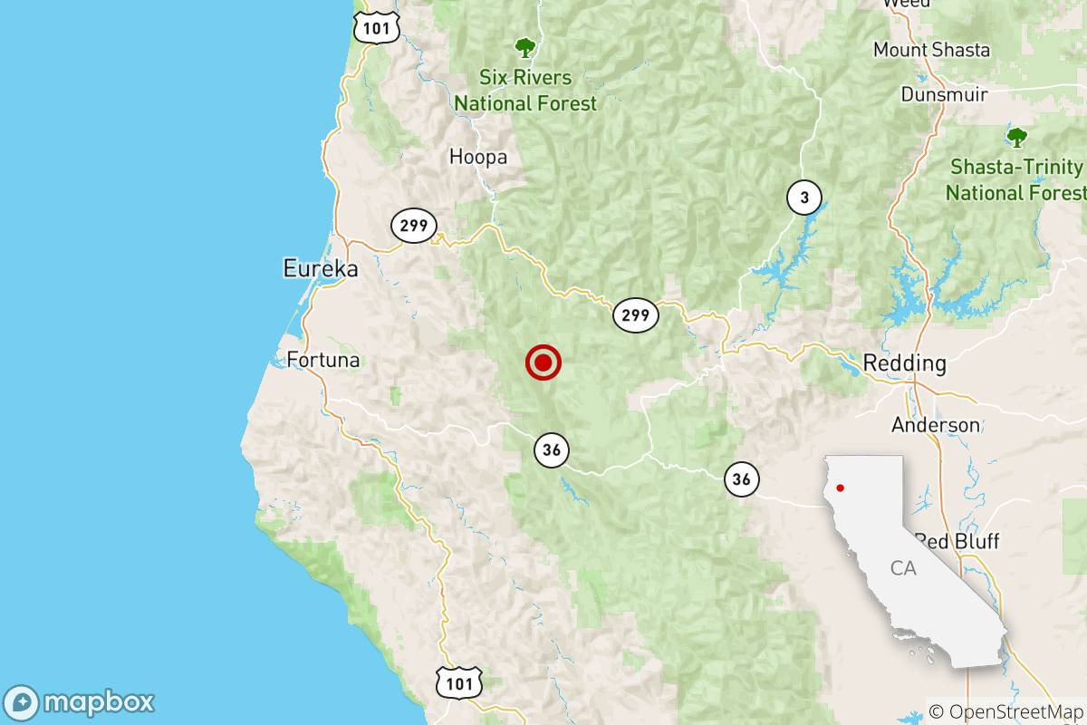 3.1 earthquake near Arcata, Calif., at 12:30 a.m. Oct. 20