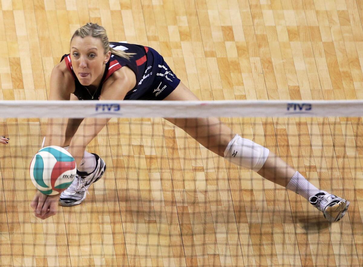 Jordan Larson-Burbach of the U.S. women's volleyball team.