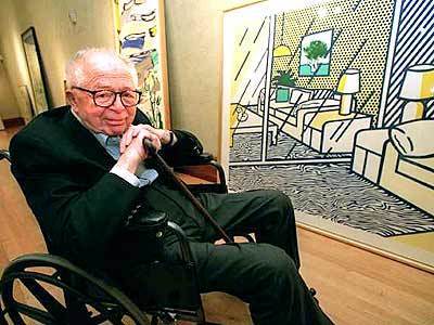 In May 2000, Christie's in Los Angeles auctions some of Billy Wilder's Lichtenstein paintings.