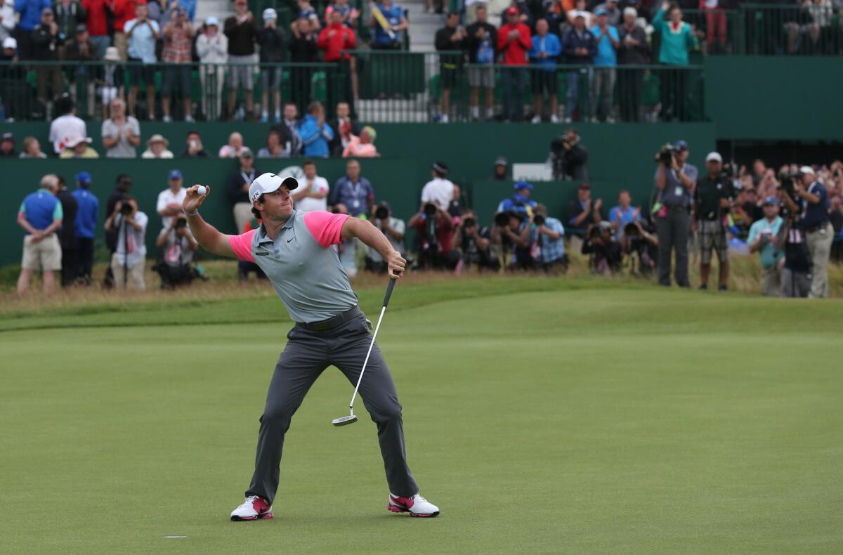 He doesn't realize it, but Rory McIlroy is about to toss more than $3,000 to one person in the crowd.