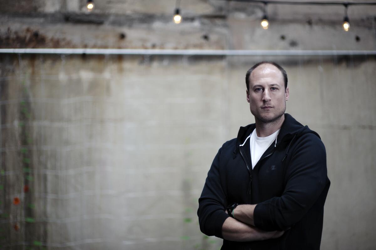 Chef Dave Beran at his home. (Mariah Tauger / For The Times)