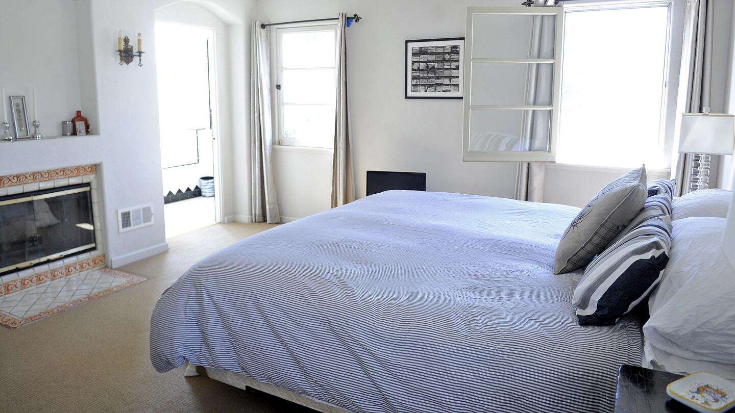 A master bedroom suite at Toni DeVito's L.A. home.