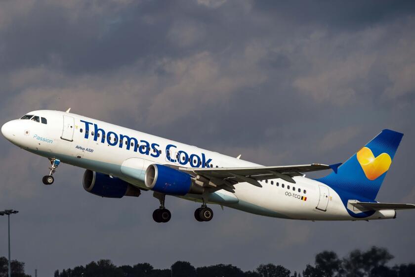 Thomas Cook Airlines showed a $610 round-trip fare from LAX to Manchester, about 200 miles northwest of London, for a May trip.