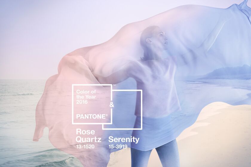 Rose Quartz and Serenity are the Pantone colors of the year for 2016.