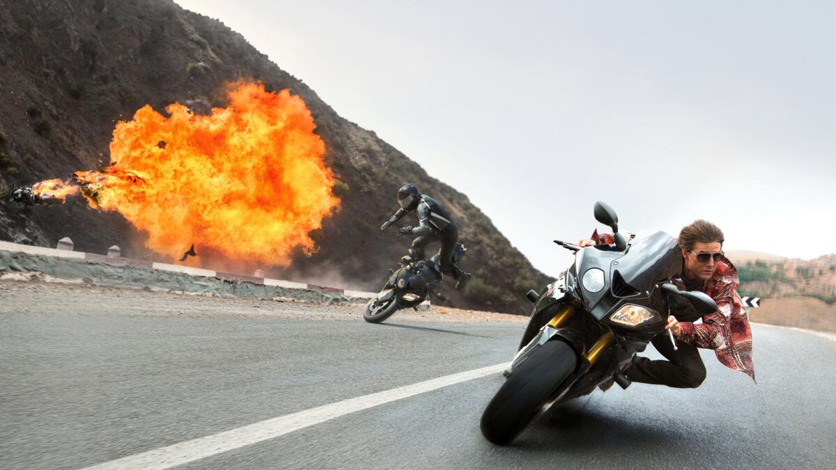 Hollywood action movies shown on Imax formats have generated big box office returns in China, where Imax has an expanding network of theaters. Here, a scene from "Mission: Impossible - Rogue Nation."
