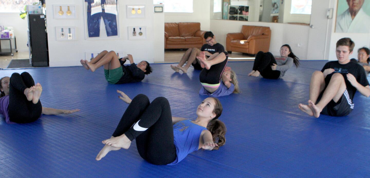 Photo Gallery: Gracie Barra La Cañada Flintridge gym and the La Cañada Flintridge Youth Council offers self-defense class for teens