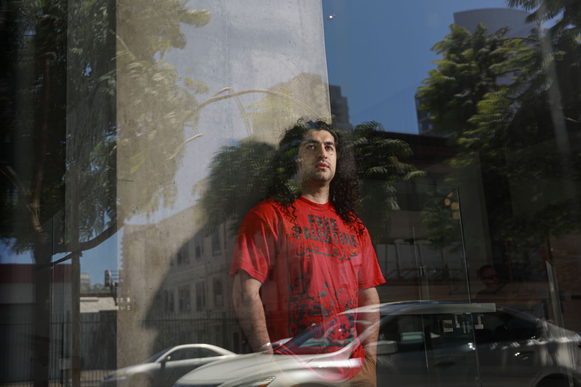 Ali-Reza Torabi stands in downtown San Diego