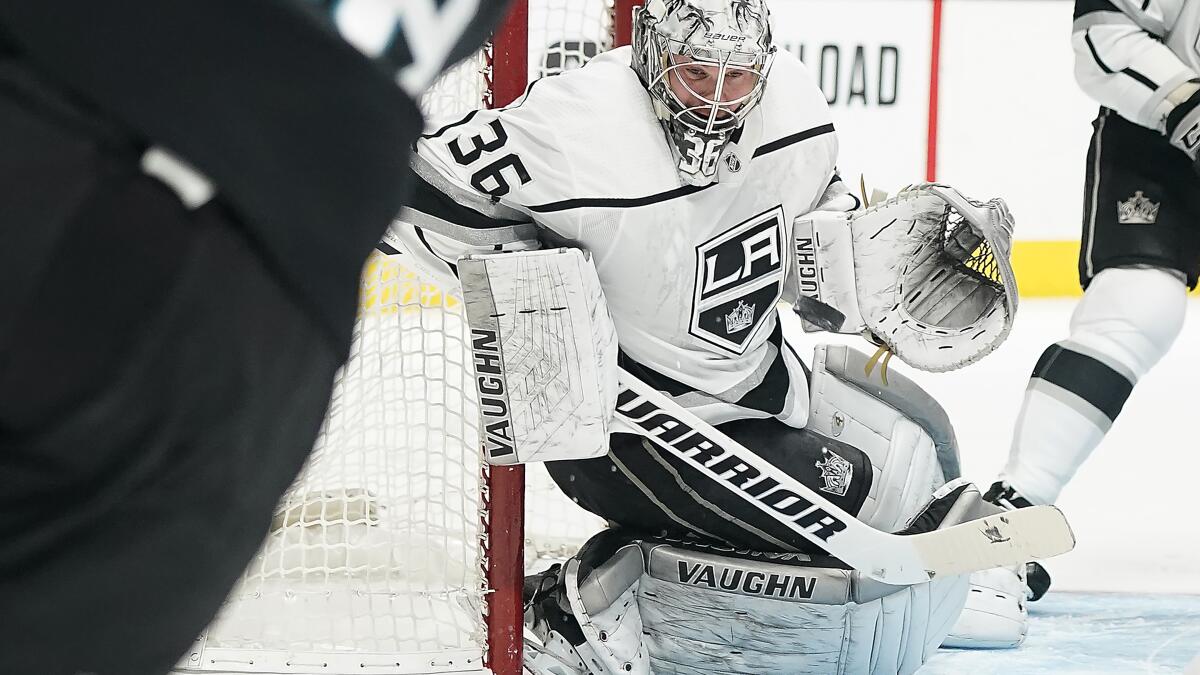 LA Kings sign goalie Jack Campbell to 2-year extension