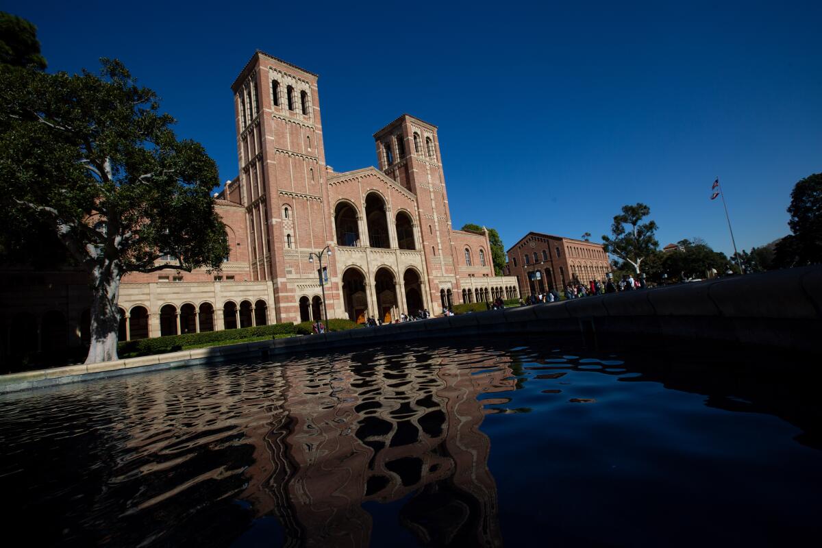 Royce Hall on the campus of UCLA.