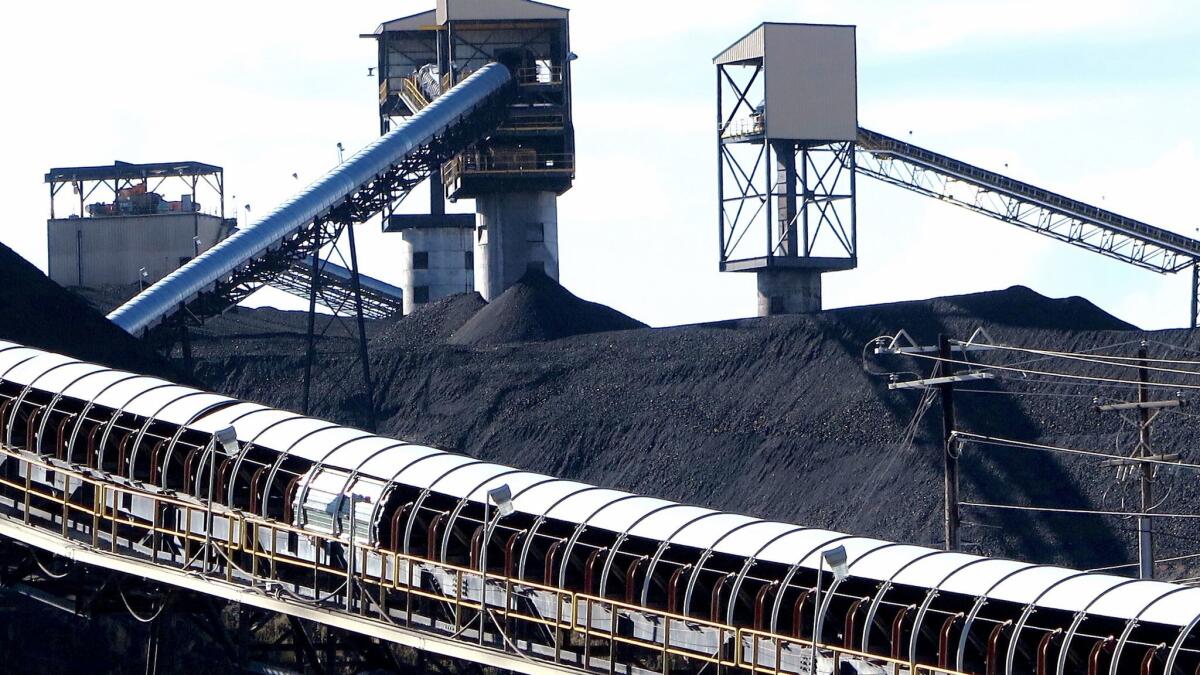 Signal Peak Energy's Bull Mountains mine, the largest underground coal mine in the West, north of Billings