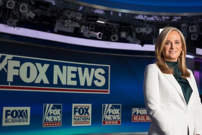 NEW YORK, NY  3/28/19: Suzanne Scott, chief executive officer of Fox News, poses for a portrait at Fox News studio on Thursday, March 28, 2019 in New York City. (PHOTOGRAPH BY MICHAEL NAGLE / FOR THE TIMES)