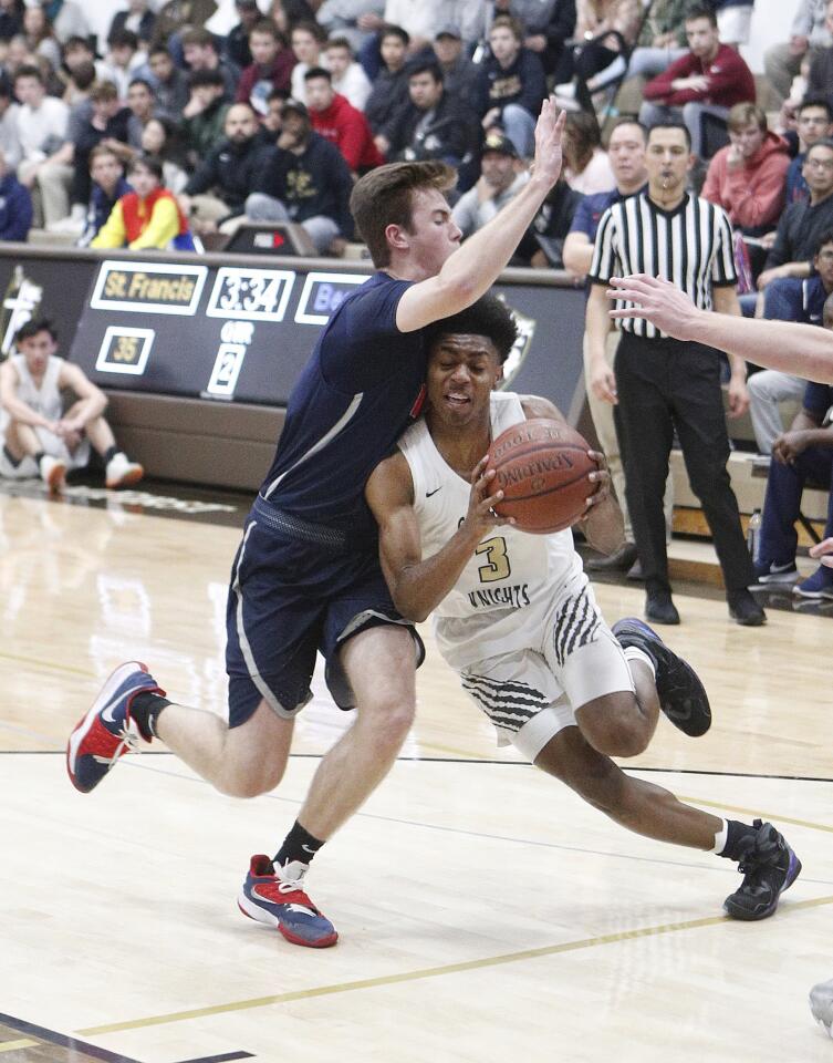 Photo Gallery: St. Francis vs. Beckman in CIF SS Division III-A second round boys basketball