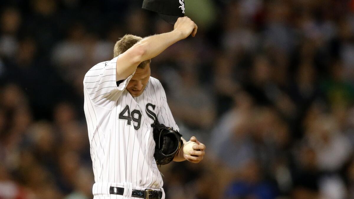 Chris Sale throws 1-hitter as White Sox beat Angels