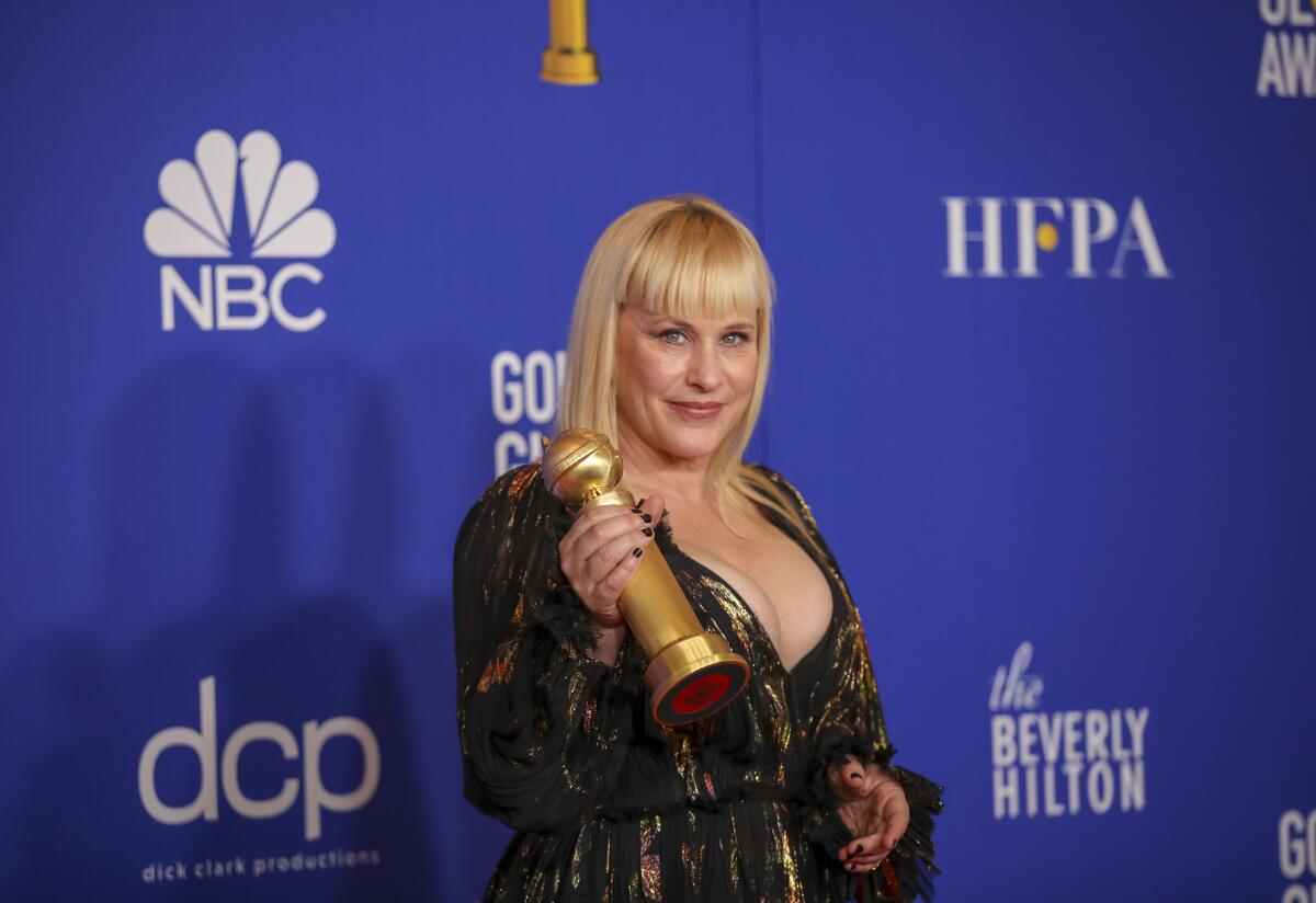 Patricia Arquette at the 77th Golden Globe Awards