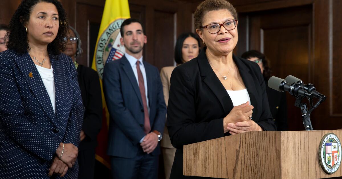 Mayor Karen Bass makes a new move to build more housing Mayor Karen Bass makes a new move to build more housing