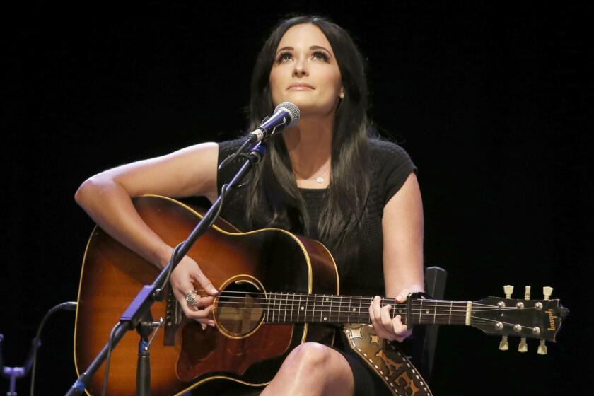 LOS ANGELES, CALIF. -- TUESDAY, SEPTEMBER 27, 2016: Singer/songwriter Kacey Musgraves performs at the All for the Hall Los Angeles, a fundraiser for the Country Music Hall of Fame and Museum at the Novo Theatre in Los Angeles, Calif., on Sept. 27, 2016. (Allen J. Schaben / Los Angeles Times)
