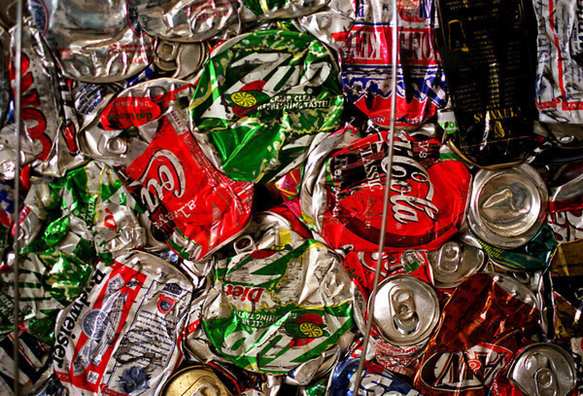 People earning extra cash by redeeming cans and other beverage containers are being hit by California's unfolding recycling crisis.