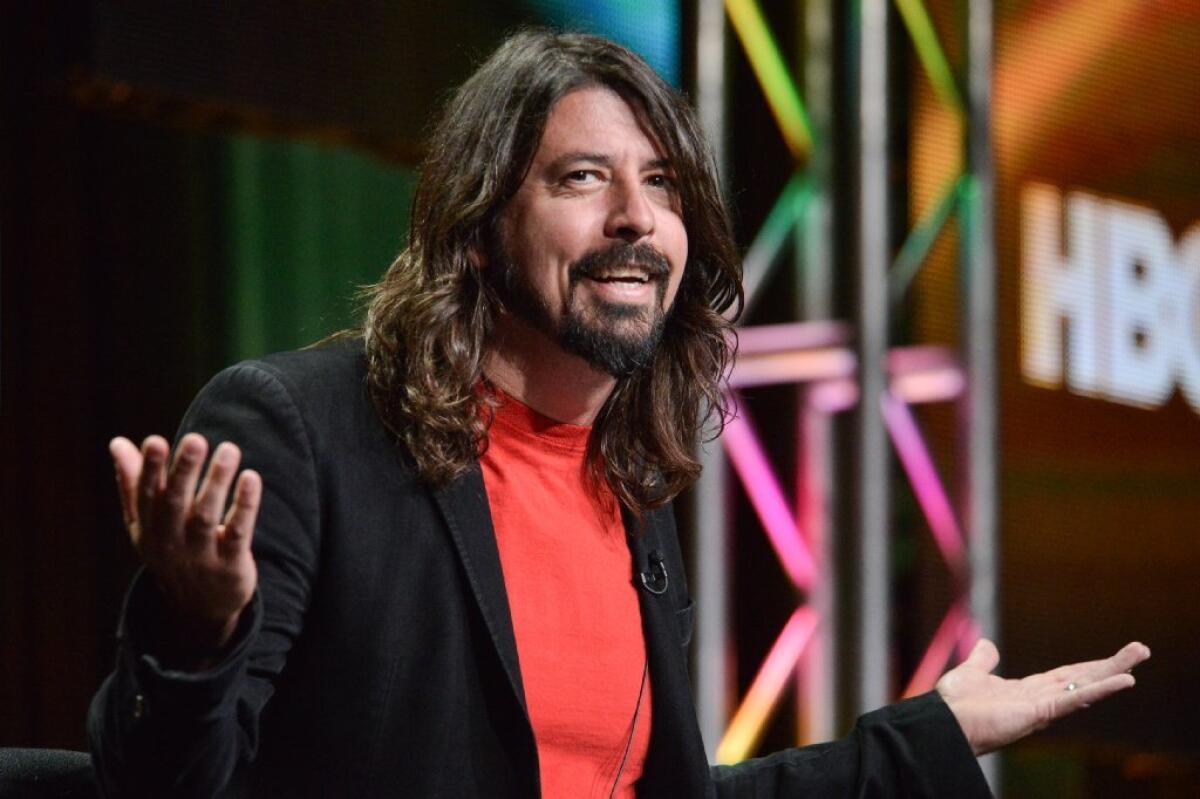 Dave Grohl spoke at the Television Critics Assn. to discuss the documentary series "Foo Fighters: Sonic Highways."